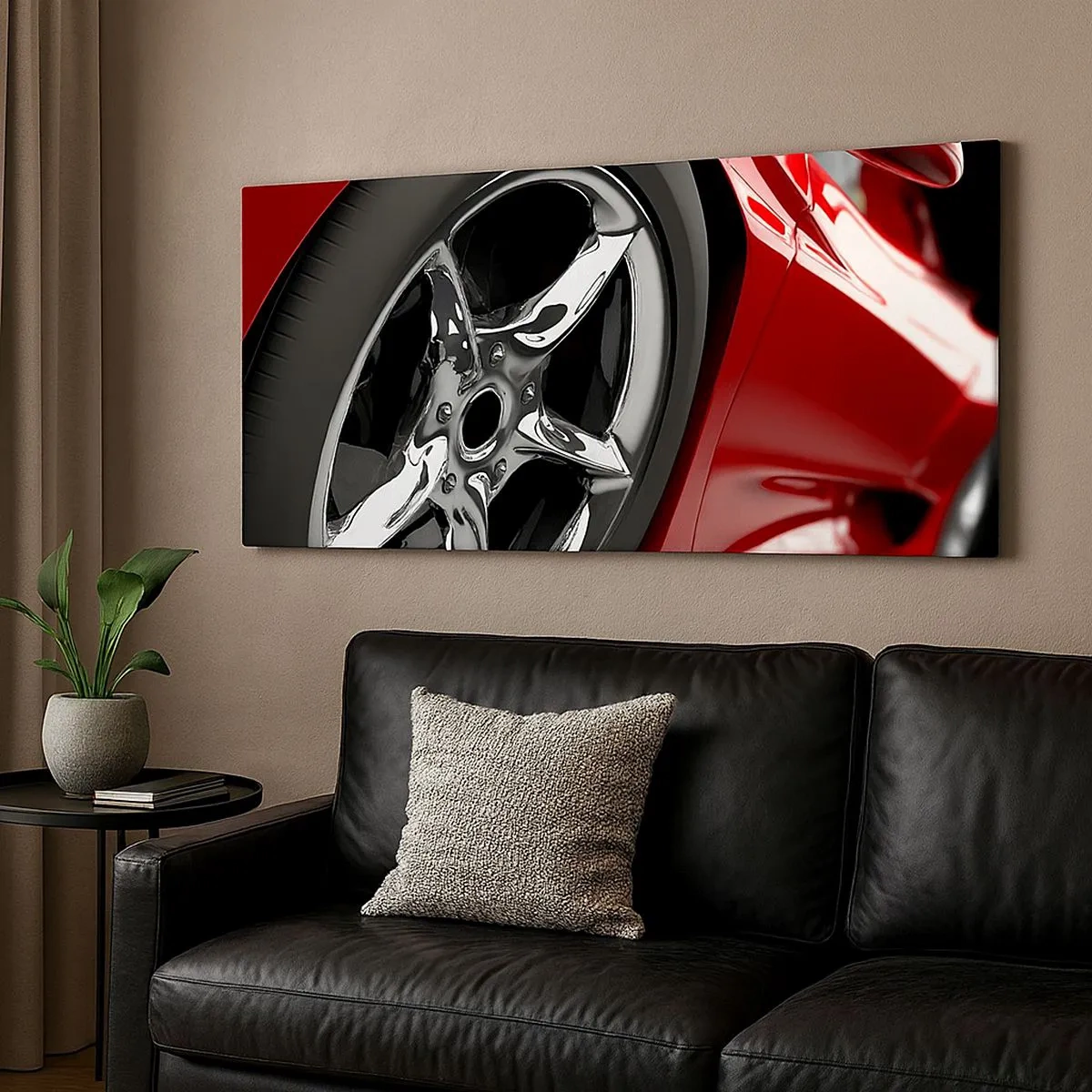 Quadro em tela - Projetado para a velocidade - 100x40 cm