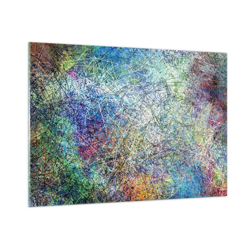 Quadro em vidro - Não é assim tão simples - 100x70 cm