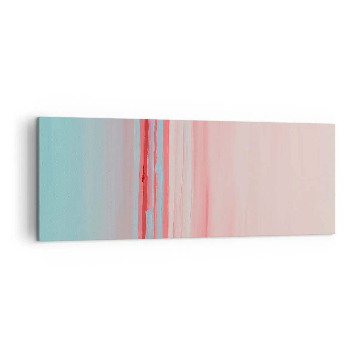 Quadro em tela - Abstração ao amanhecer - 140x50 cm