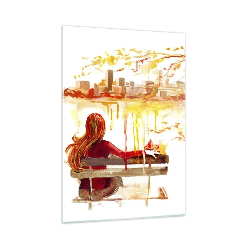 Quadro em vidro - Um momento de reflexão - 50x70 cm