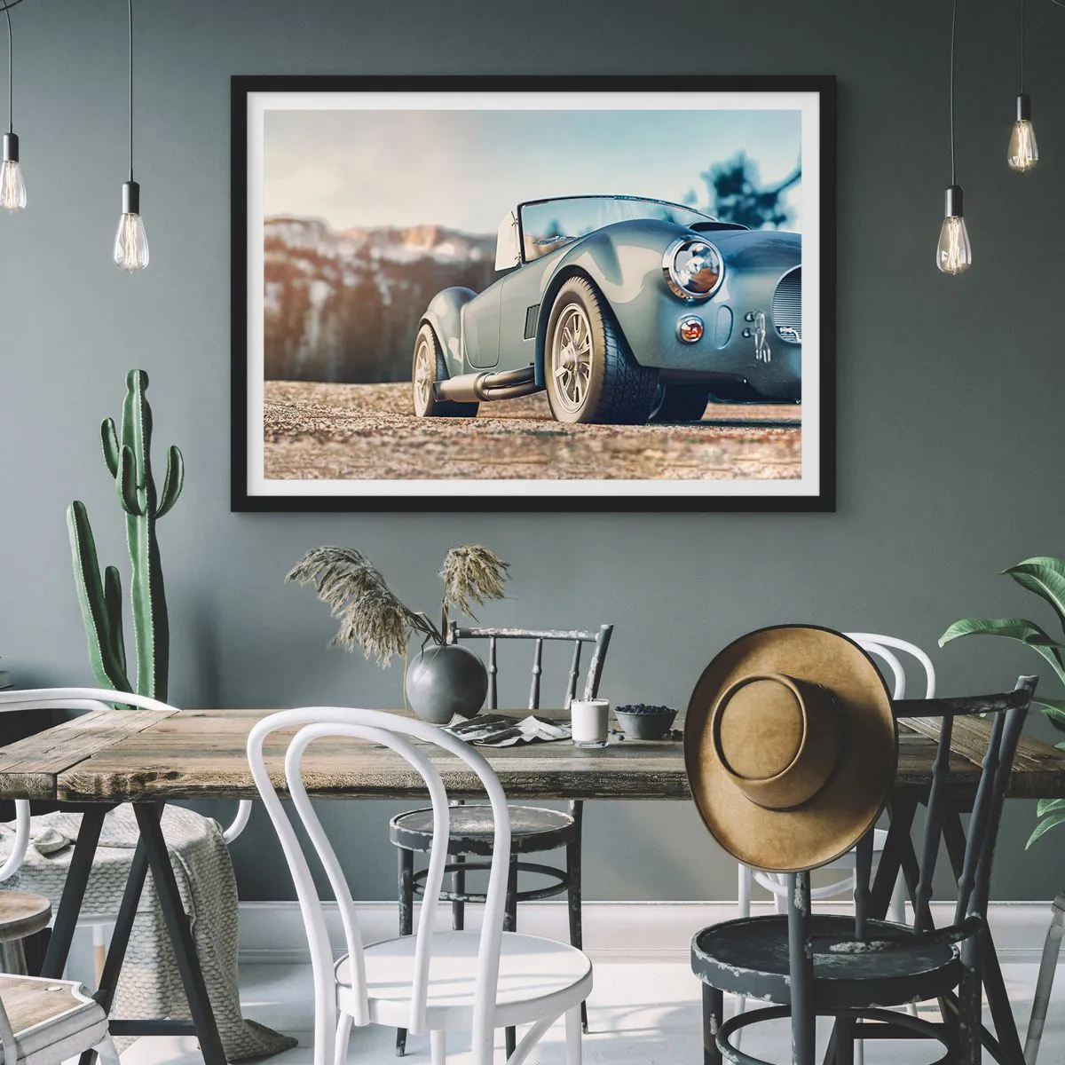 Pôster com moldura preta - Porque o estilo conta - 40x30 cm