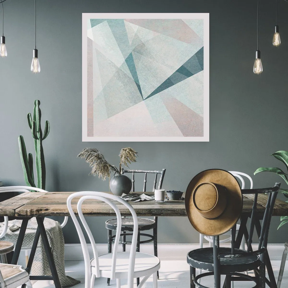 Pôster - Calmo, embora dinâmico - 60x60 cm