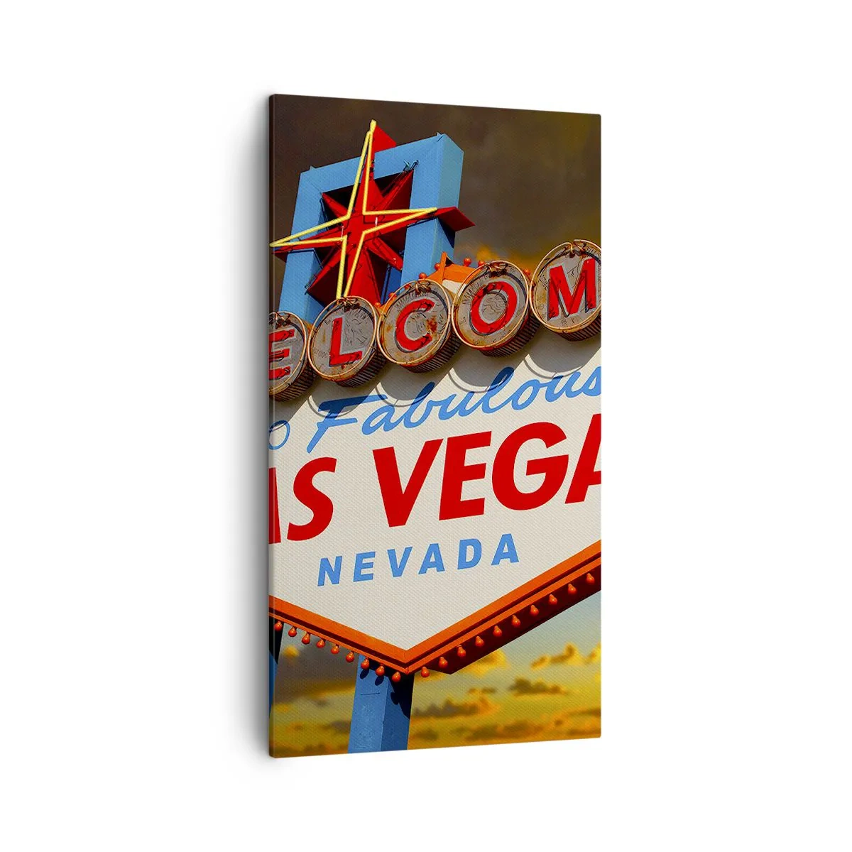 Quadro em tela - Por um sorriso do destino - 45x80 cm