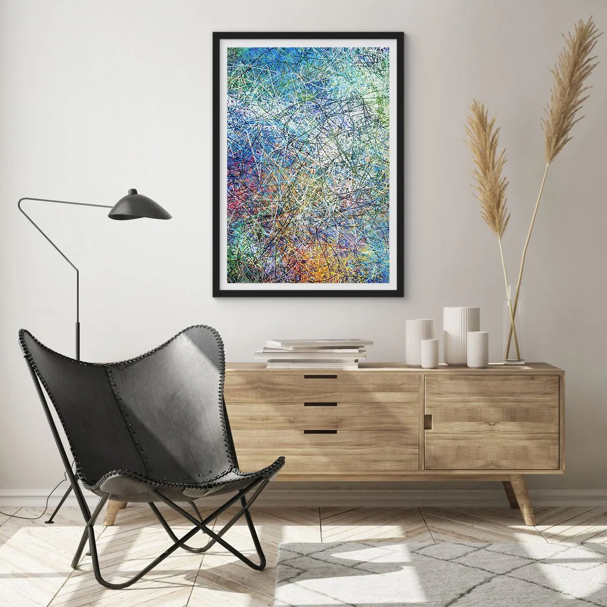 Pôster com moldura preta - Não é assim tão simples - 40x50 cm