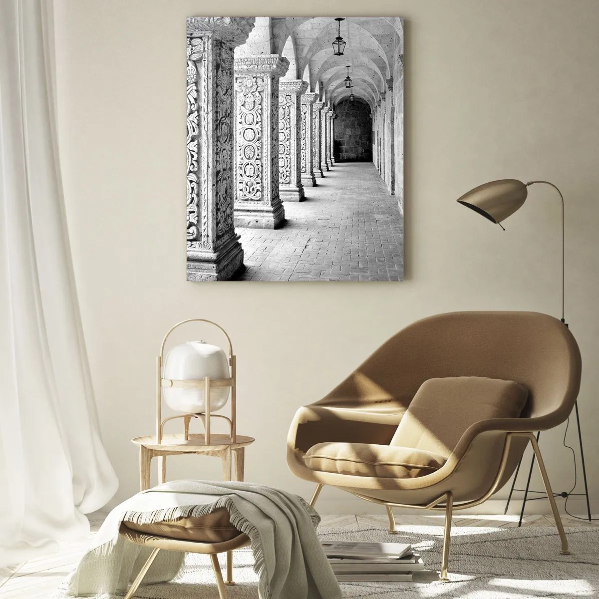Quadro em vidro - E para onde...? - 50x70 cm
