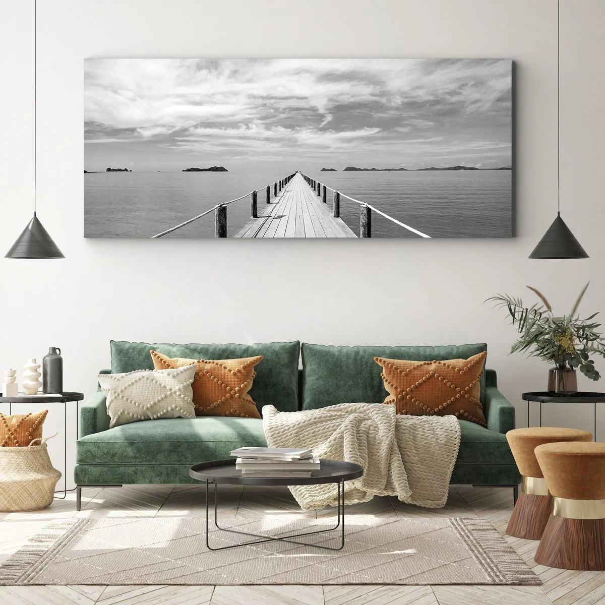 Quadro em tela - Talvez uma viagem... - 100x40 cm