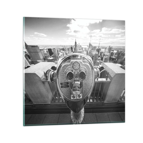 Quadro em vidro - A cidade das cidades - 30x30 cm