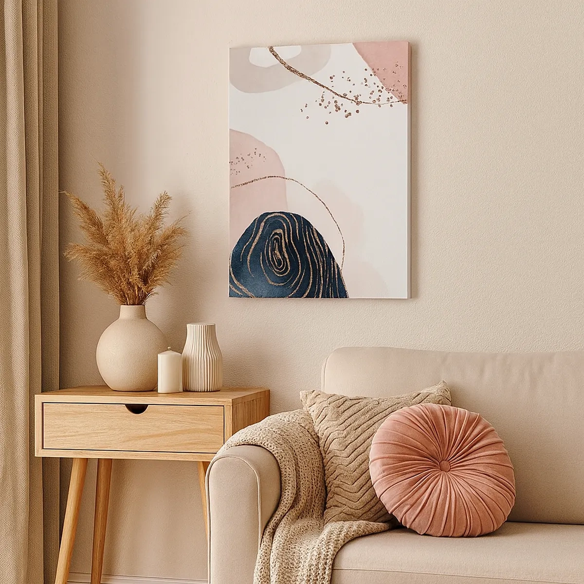 Quadro em tela - Tudo flui - 50x70 cm