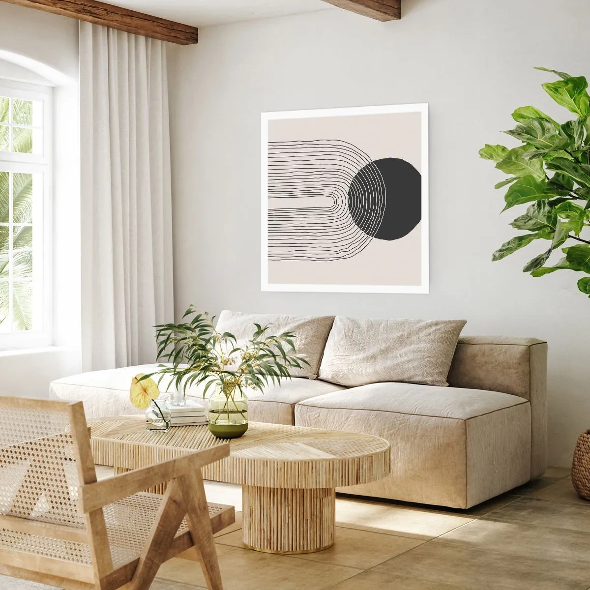 Pôster - Tremores e confiança - 60x60 cm