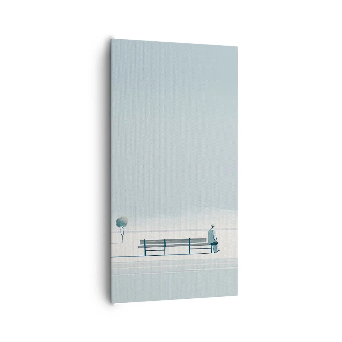 Quadro em tela - Sim, estou esperando. - 65x120 cm