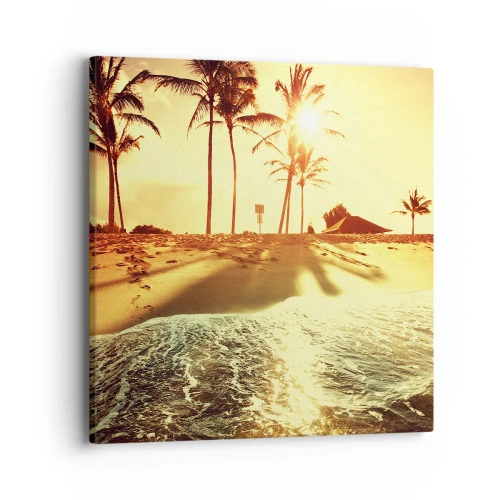 Quadro em tela - Califórnia à tarde - 40x40 cm