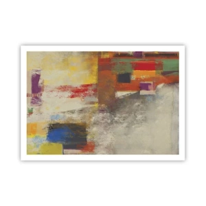 Pôster - Geometria das cores - 100x70 cm