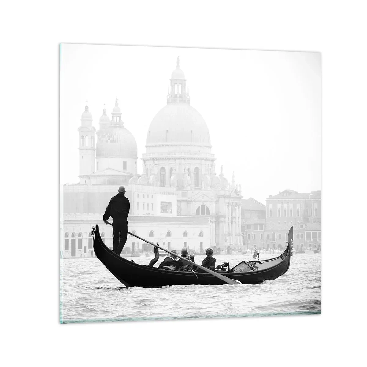 Quadro em vidro - Uma viagem às fontes da beleza - 70x70 cm