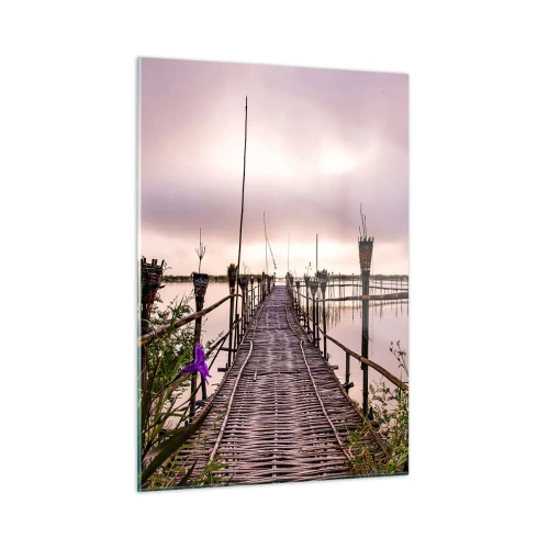 Quadro em vidro - Paz e tranquilidade da Ásia - 50x70 cm