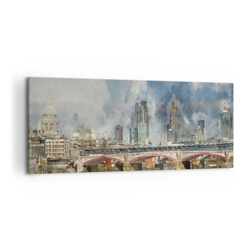 Quadro em tela - Londres em toda a sua glória - 120x50 cm