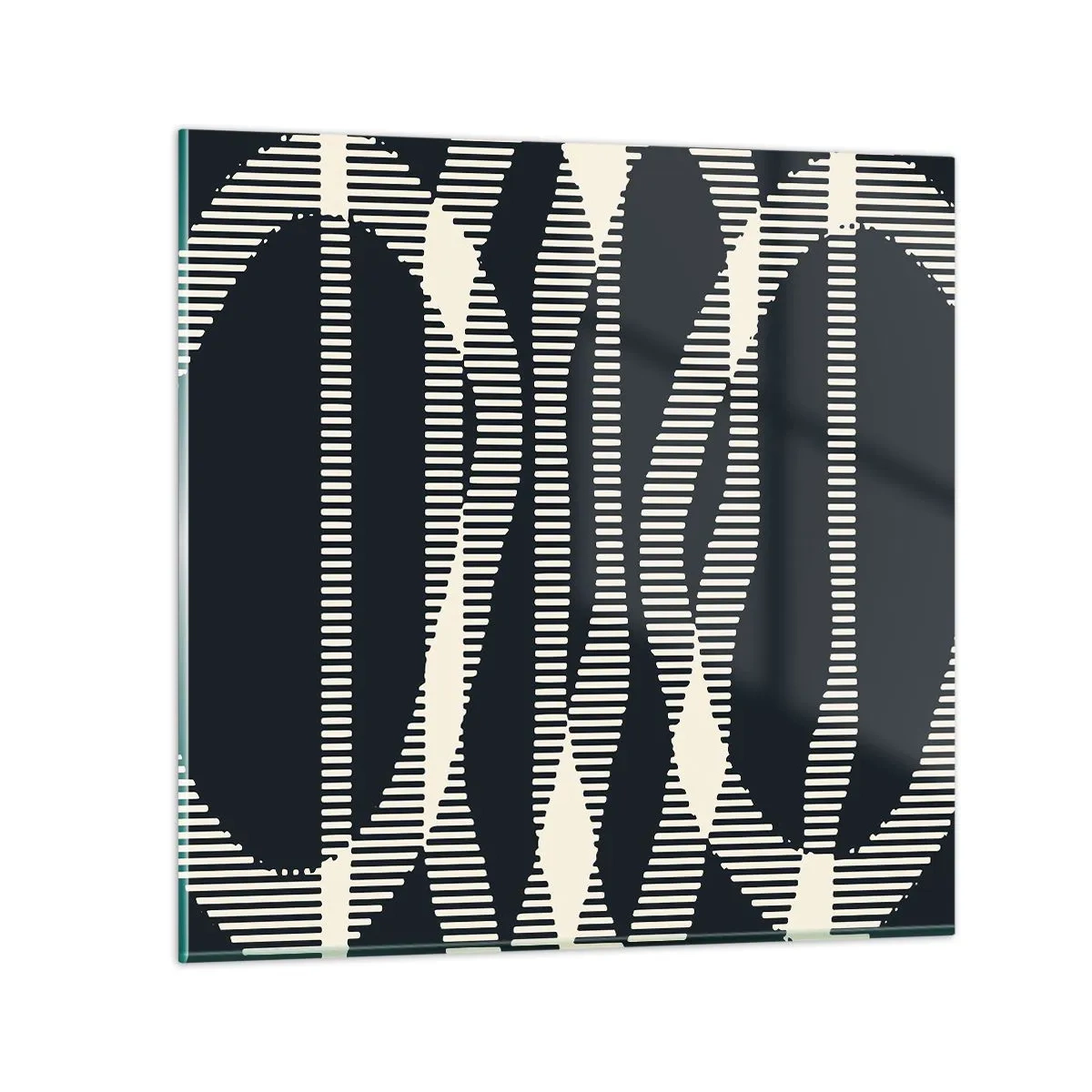 Quadro em vidro - Uma tentativa de quebrar a escuridão - 50x50 cm