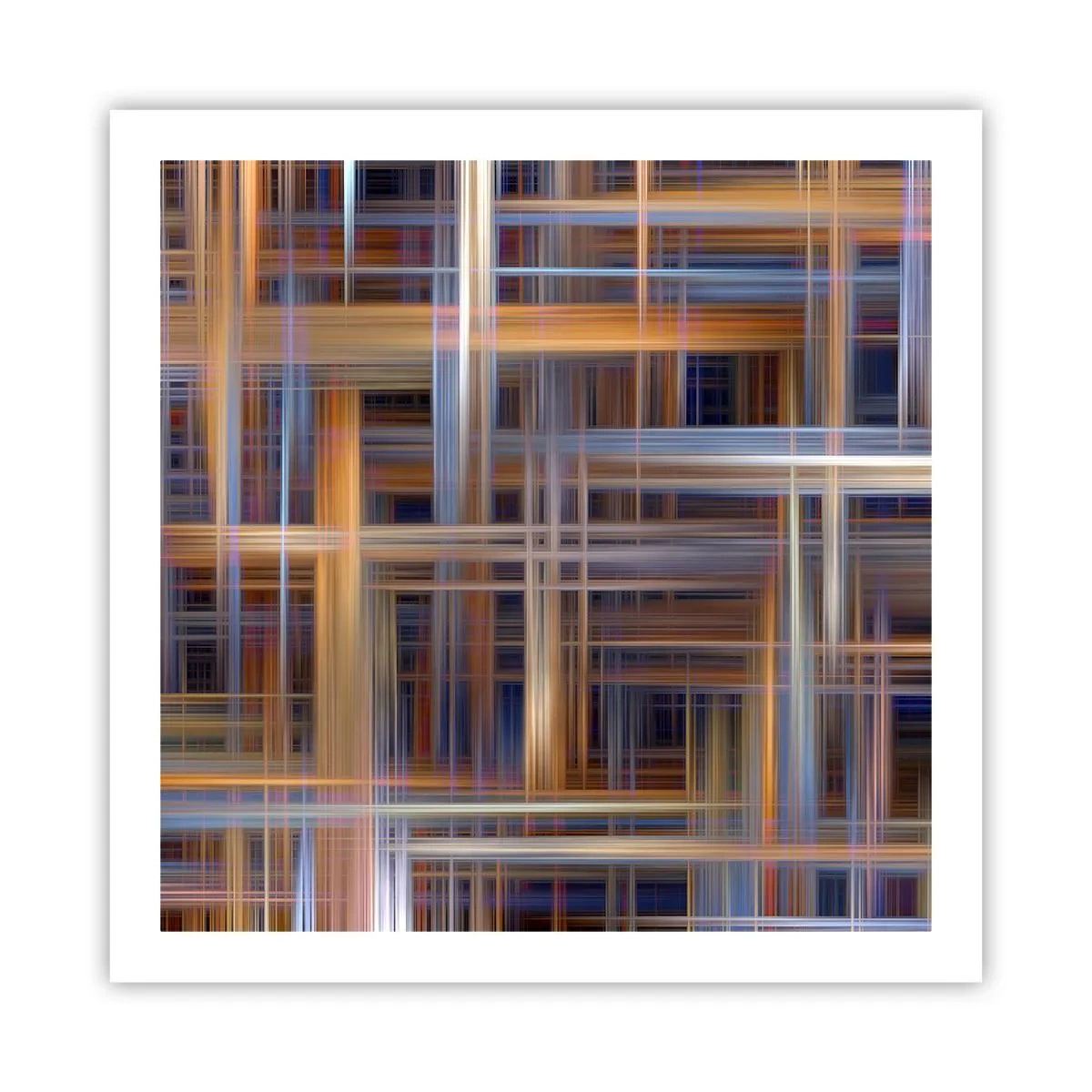 Pôster - Tecido de luz - 60x60 cm
