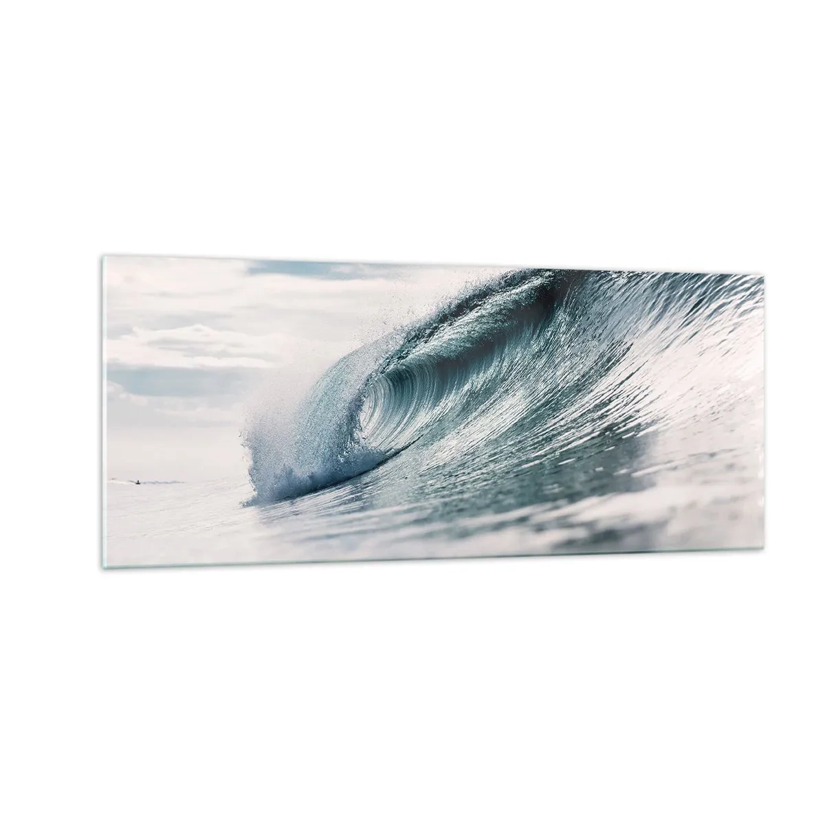 Quadro em vidro - Pico de água - 100x40 cm