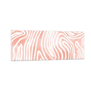 Quadro em vidro - No labirinto de corais - 140x50 cm