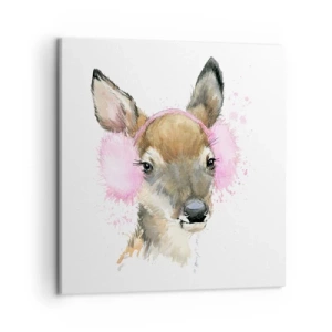 Quadro em tela - E o frio já não é assustador - 50x50 cm