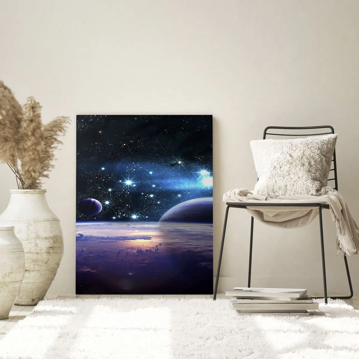 Quadro em vidro - Ainda sozinhos? - 50x70 cm