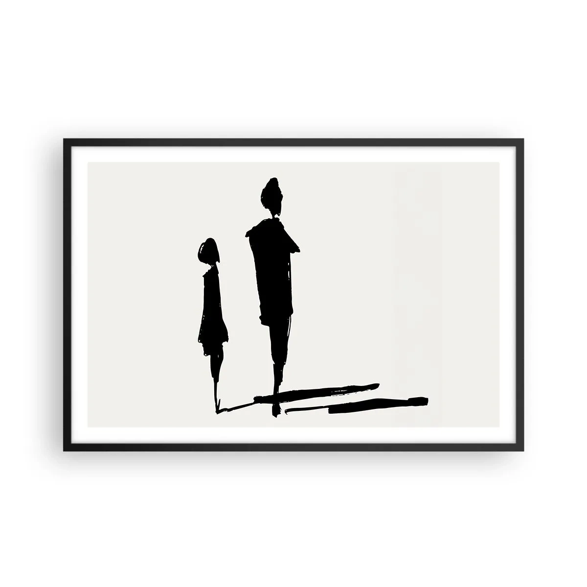 Pôster com moldura preta - Certeza que juntos? - 91x61 cm