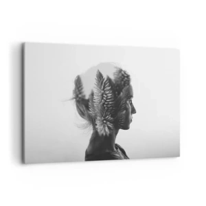 Quadro em tela - A senhora do pinhal - 120x80 cm