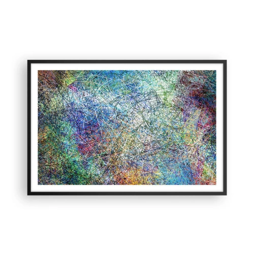 Pôster com moldura preta - Não é assim tão simples - 91x61 cm