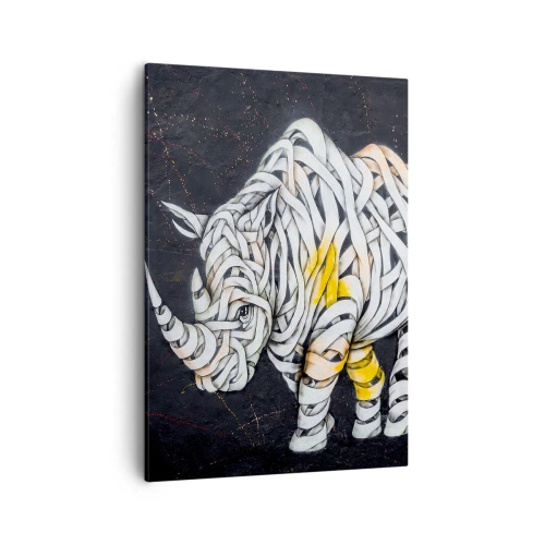 Quadro em tela - Dizer que é casca grossa é um mito - 50x70 cm