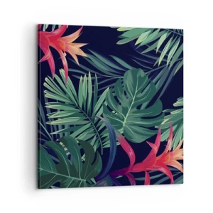 Quadro em tela - Queimar em verde - 60x60 cm