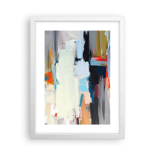 Pôster em moldura branca - Há um método? - 30x40 cm