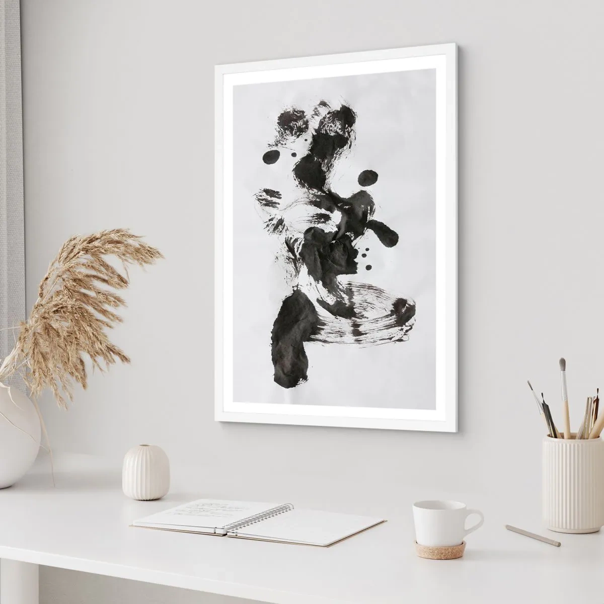 Pôster em moldura branca - Existe um método para a loucura? - 70x100 cm