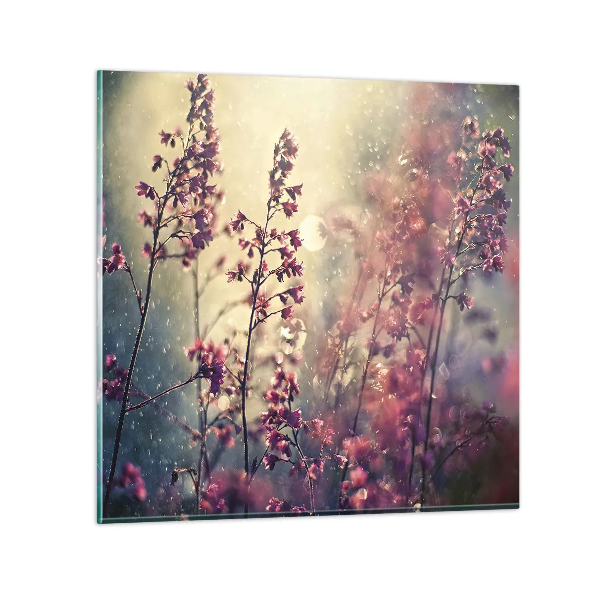 Quadro em vidro - Jardim Secreto - 30x30 cm
