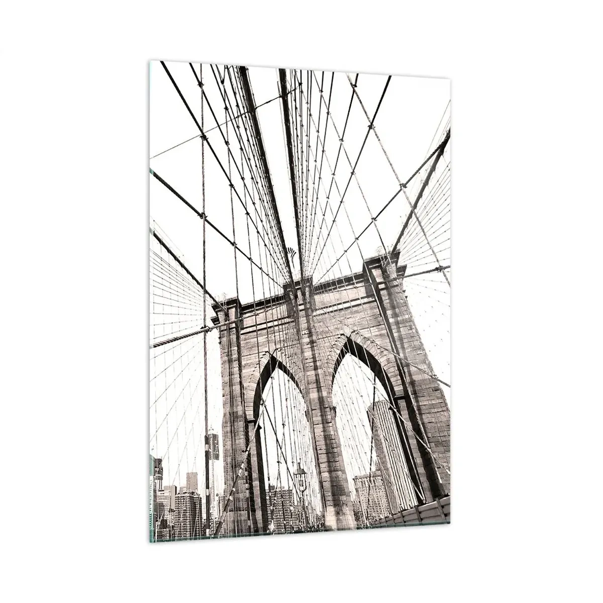 Quadro em vidro - Catedral de Nova York - 50x70 cm