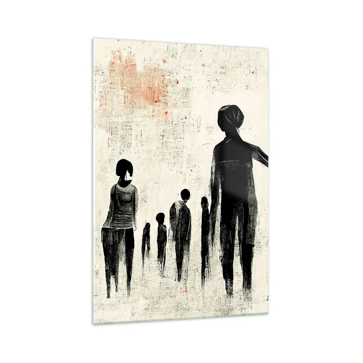 Quadro em vidro - Contra a solidão - 70x100 cm