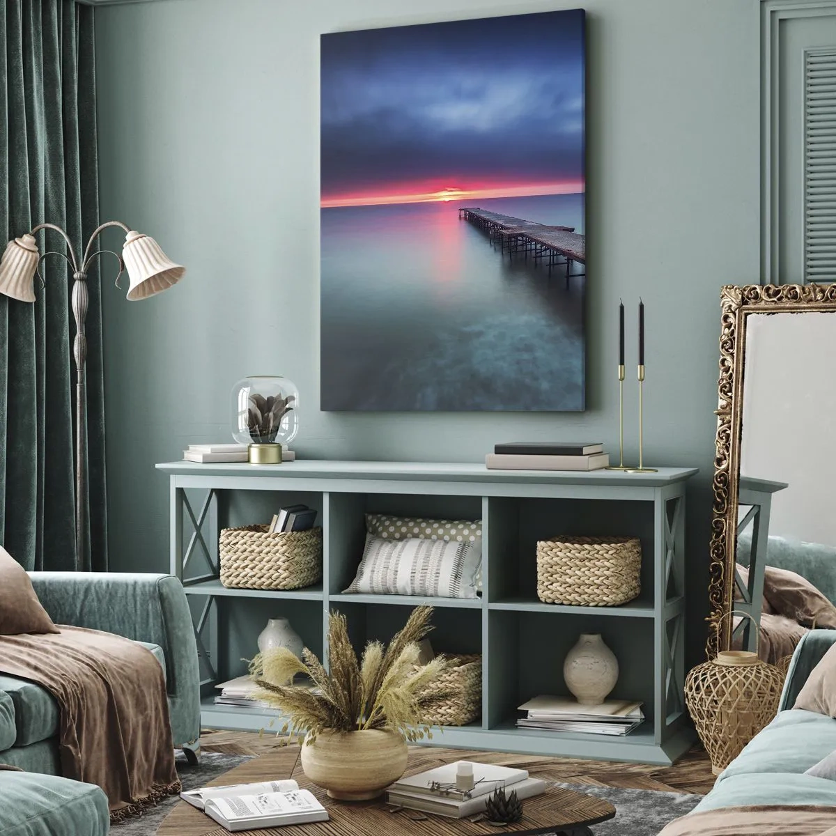 Quadro em tela - Entre o céu e a terra - 50x70 cm