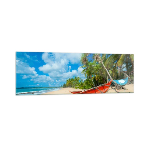 Quadro em vidro - O encanto dos trópicos - 160x50 cm