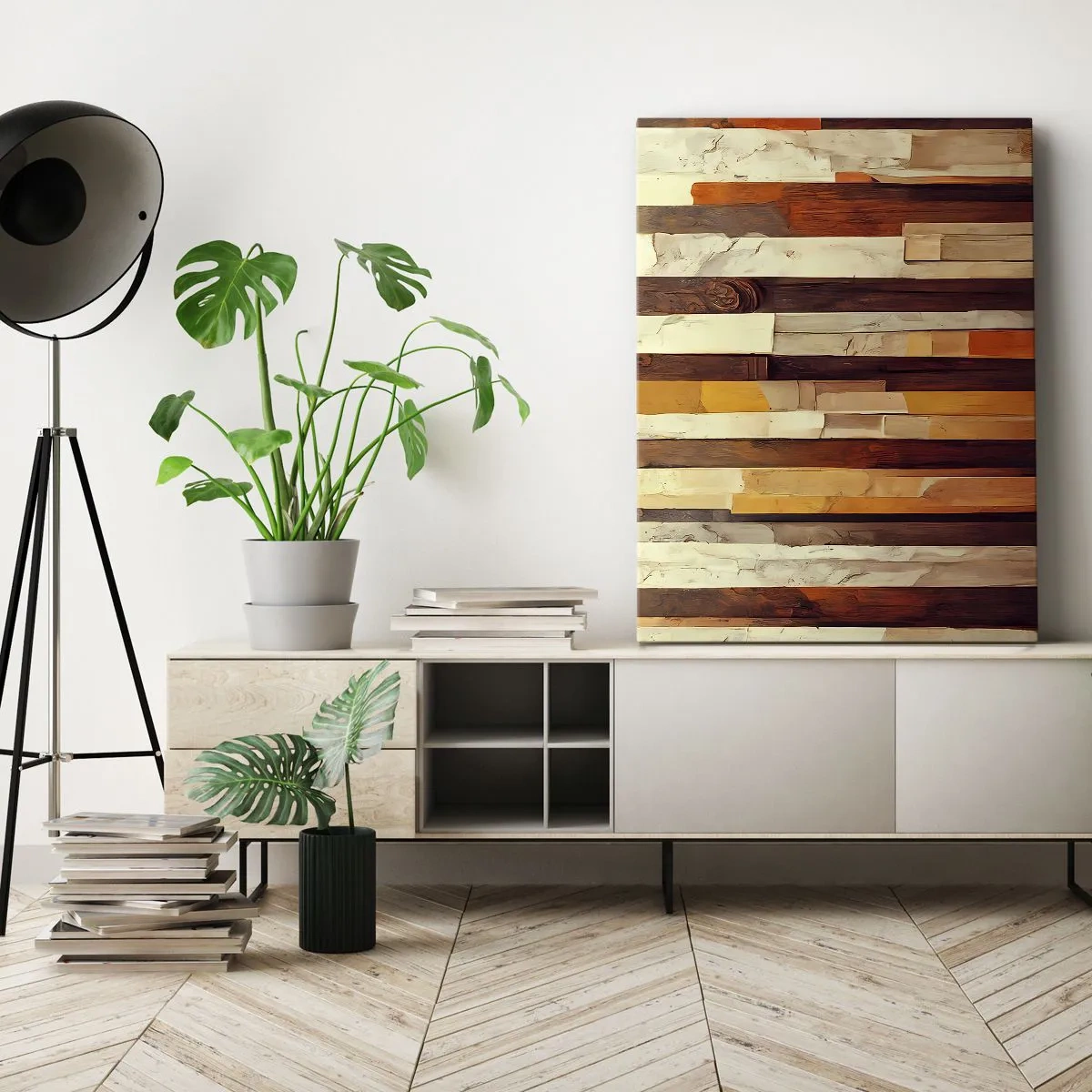 Quadro em tela - Hino das árvores da floresta - 50x70 cm