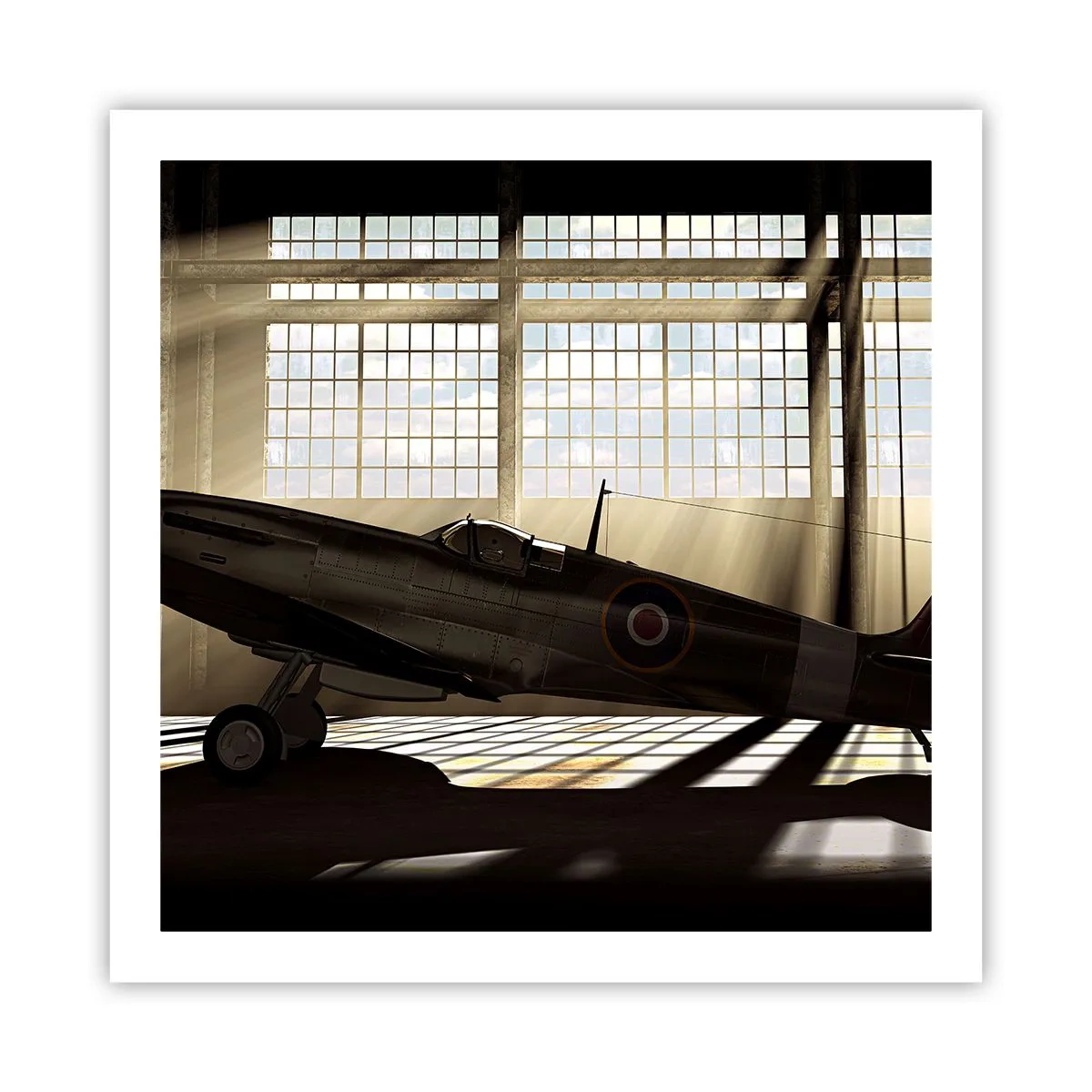 Pôster - Descanso do guerreiro - 60x60 cm