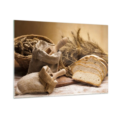 Quadro em vidro - Pão de cada dia - 100x70 cm