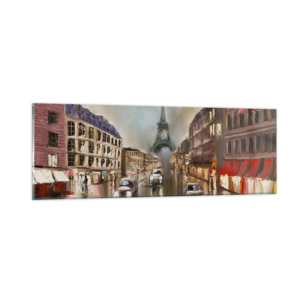 Quadro em vidro - Só ela importa - 90x30 cm