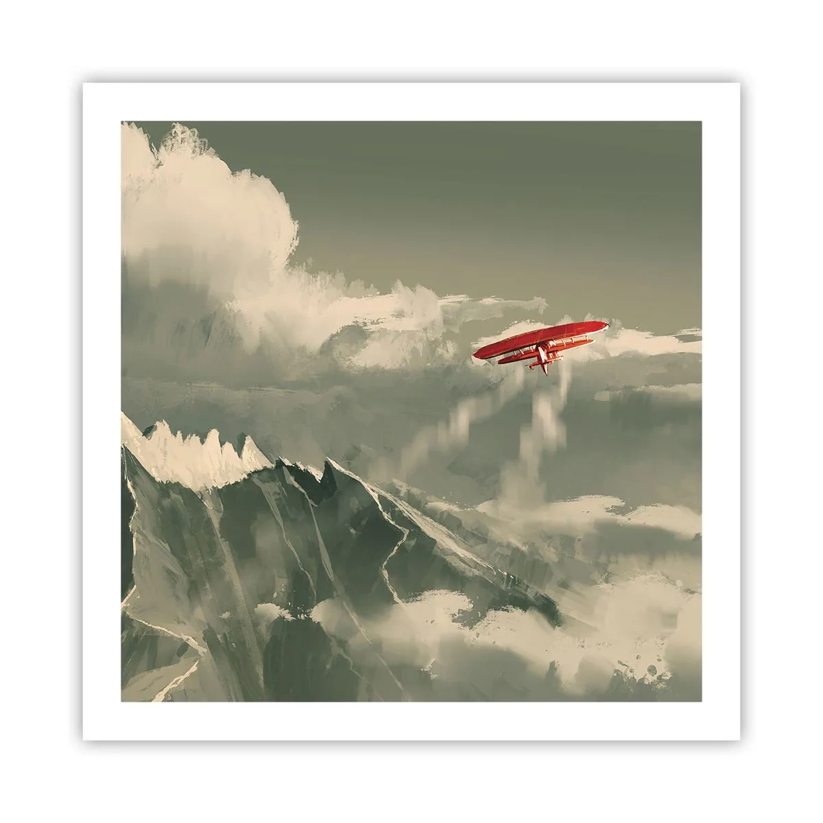 Pôster - O pioneiro destemido - 60x60 cm