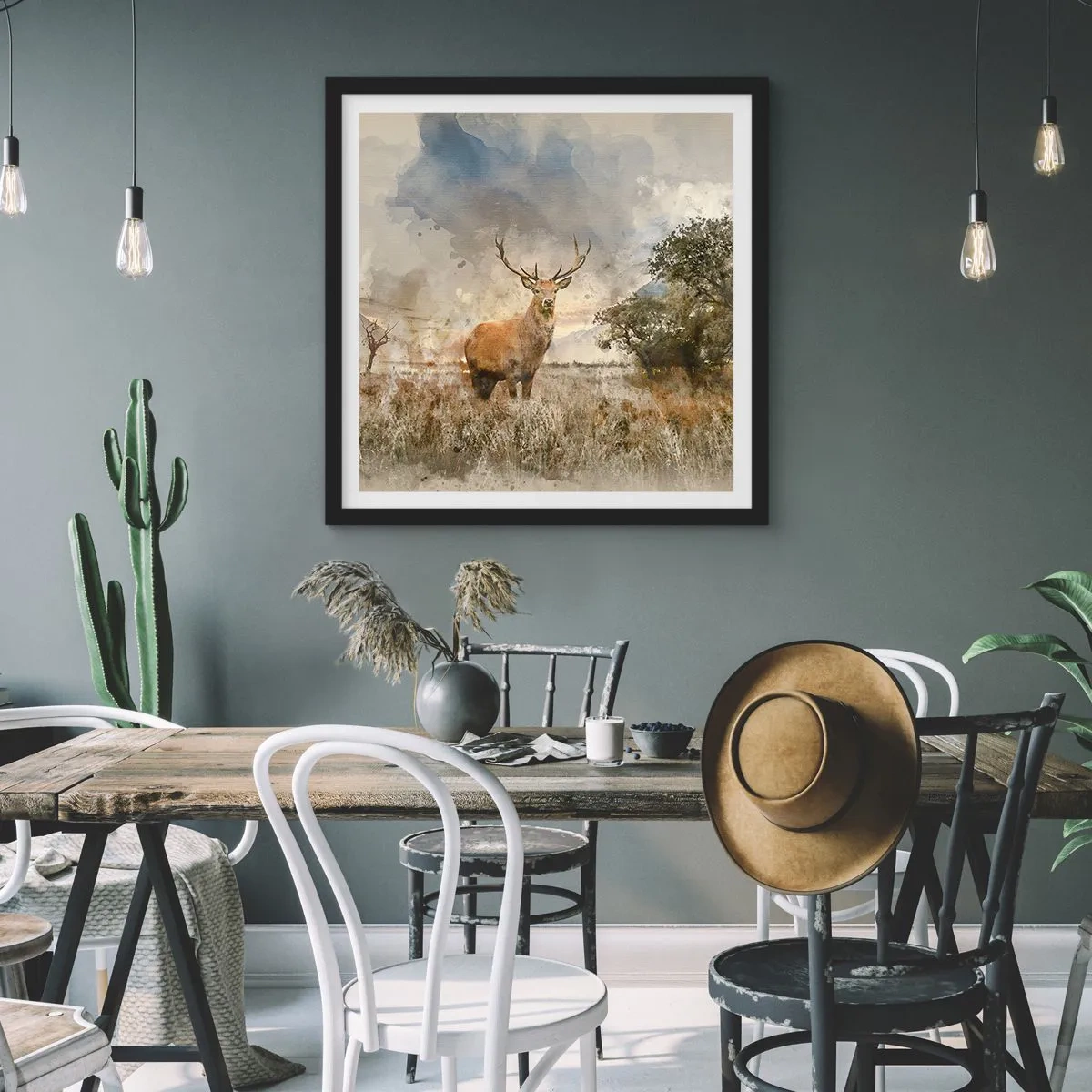 Pôster com moldura preta - Dignidade - força - dignidade - 40x40 cm