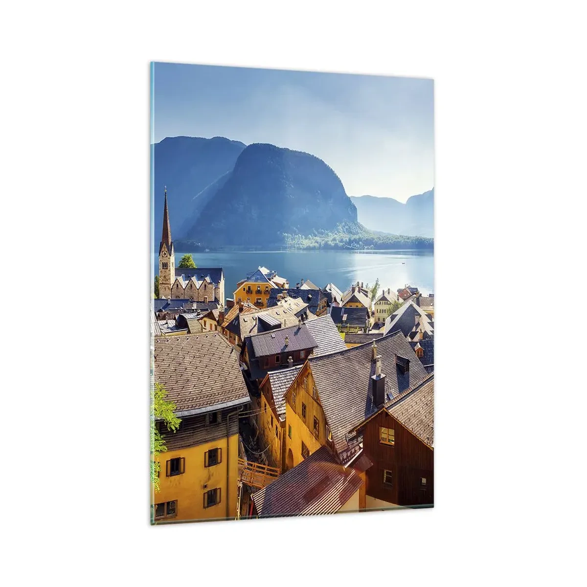 Quadro em vidro - Não poderia ser mais pitoresco - 80x120 cm