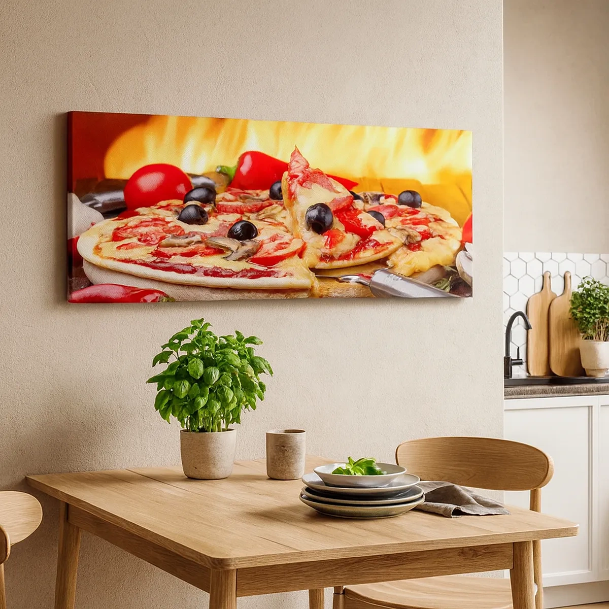 Quadro em tela - From Italy with love - 30x30 cm