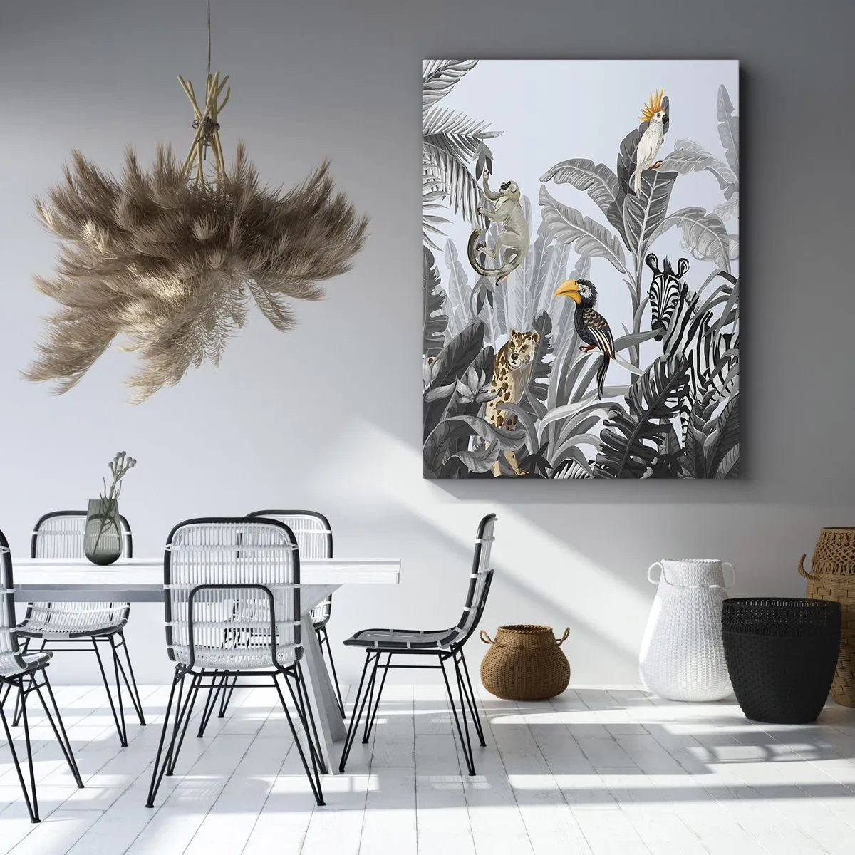 Quadro em tela - Conto de fadas africano - 50x70 cm
