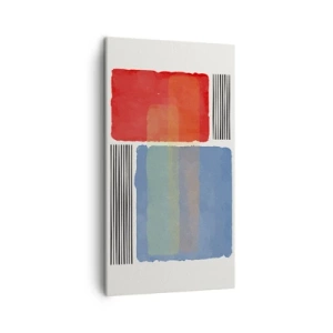 Quadro em tela - A alma da geometria - 45x80 cm