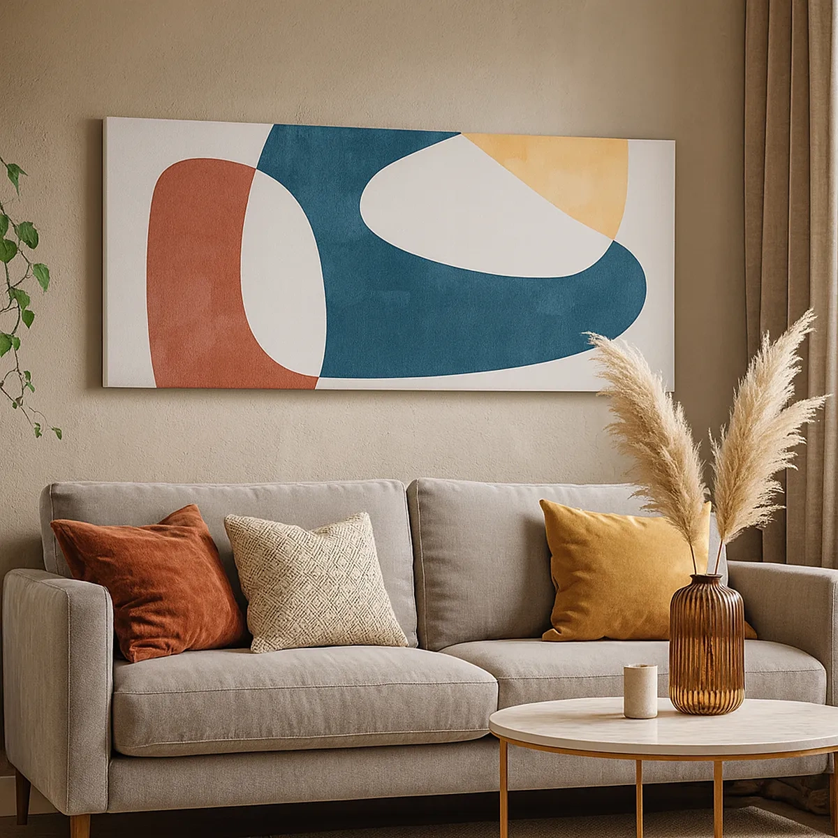 Quadro em tela - Influências e metamorfoses - 30x30 cm