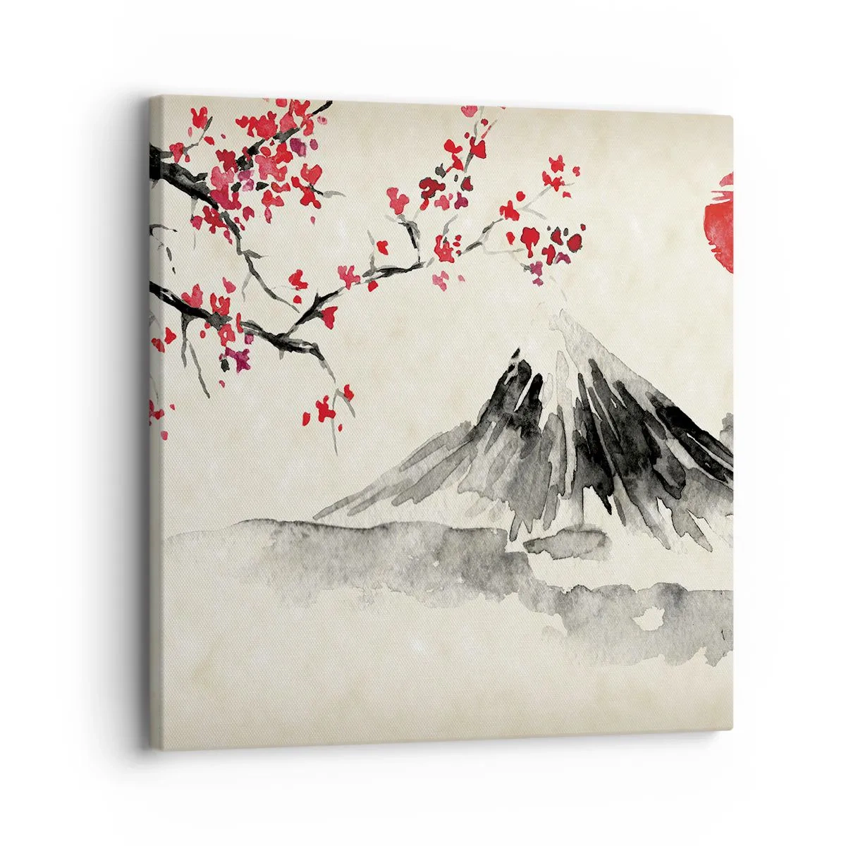 Quadro em tela - Ame o Japão - 30x30 cm