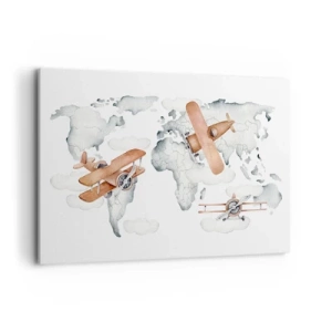 Quadro em tela - Com espírito pioneiro - 120x80 cm